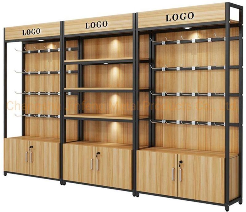 Supermarket Display Rack Single-Sided Sample Snack Cosmetic Display Shelves