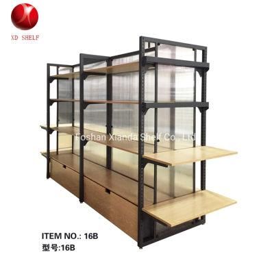 Wooden Retail Shop Display Shelving for Stationary Store