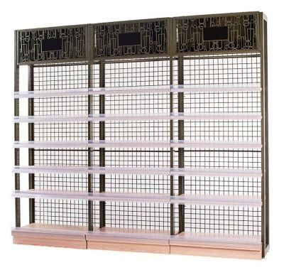 Single Sided Grid Shelving for Sale Double Sided Gondola