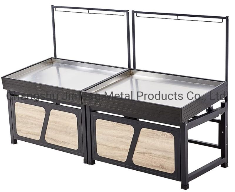 Supermarket Shelf Metal Display Stand for Fresh Fruit and Vegetable