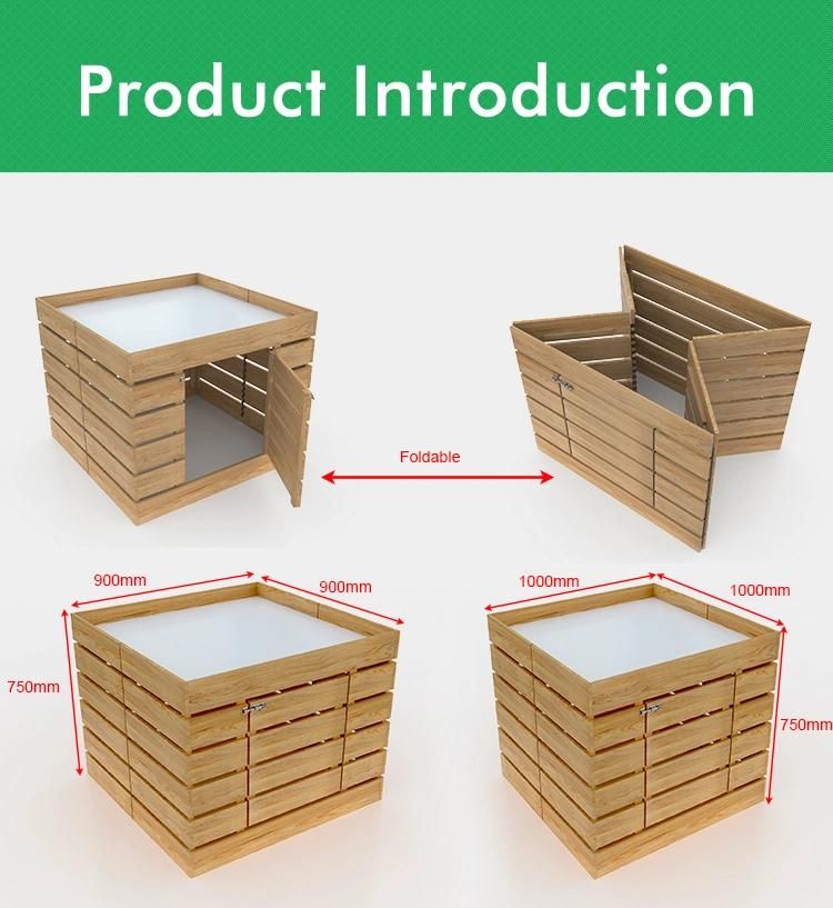 Fruit Store Folding Produce Display Bin