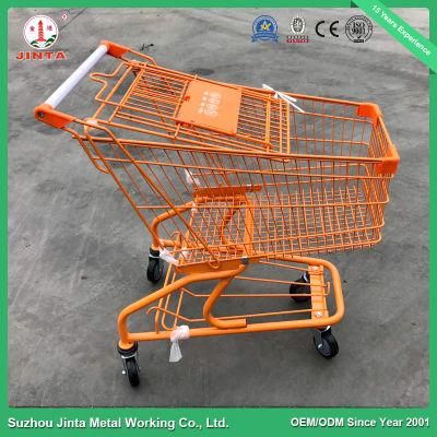 Colorful Metal Supermarket Hypermarket Shopping Trolley