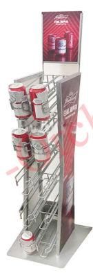 Revolving Shelf Display Beer Display Rack Retail Display Rack