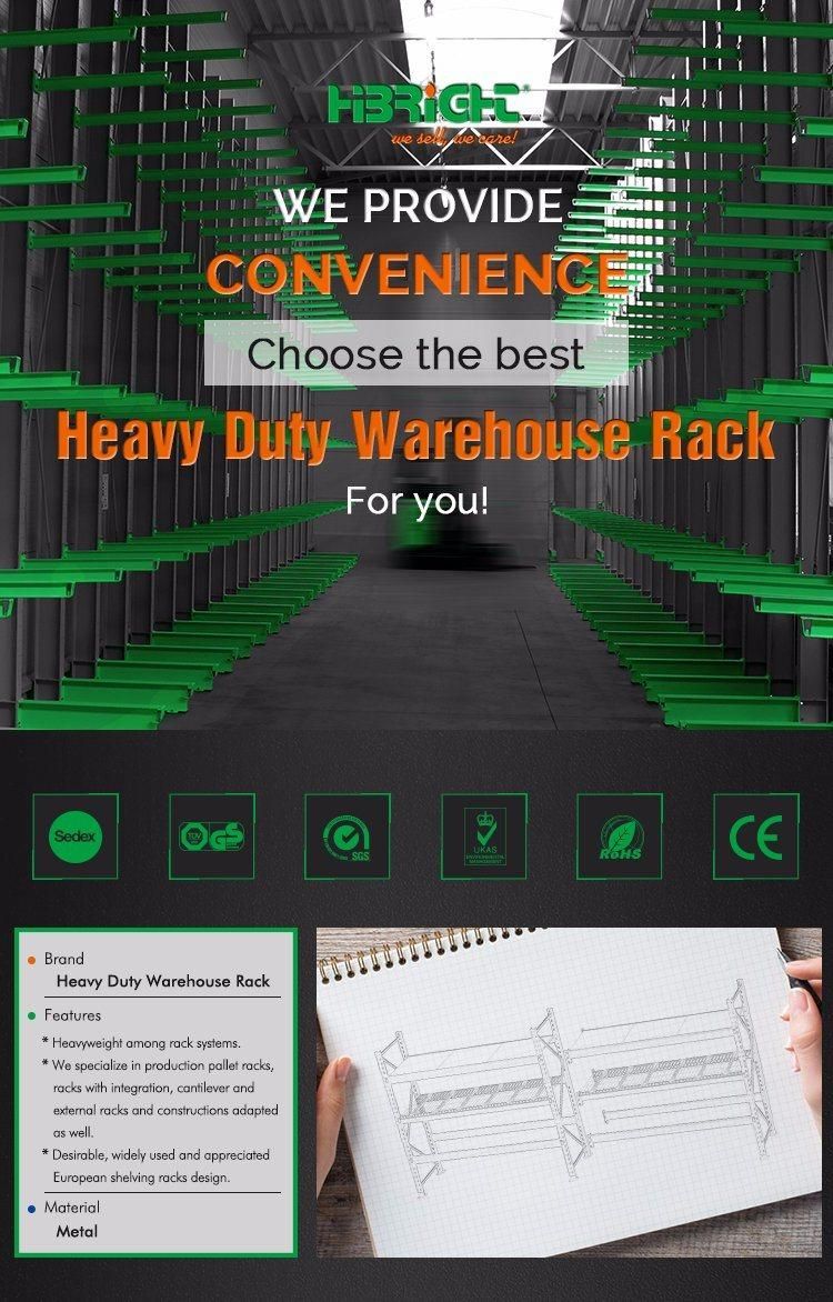 Medium Duty Warehouse Racking Storage Pallet Rack