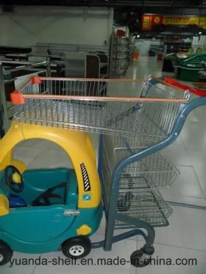 Kids Metal Shopping Trolley Cart