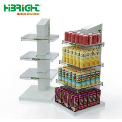 Supermarket Bakery Bread Promotion Acrylic Display Rack