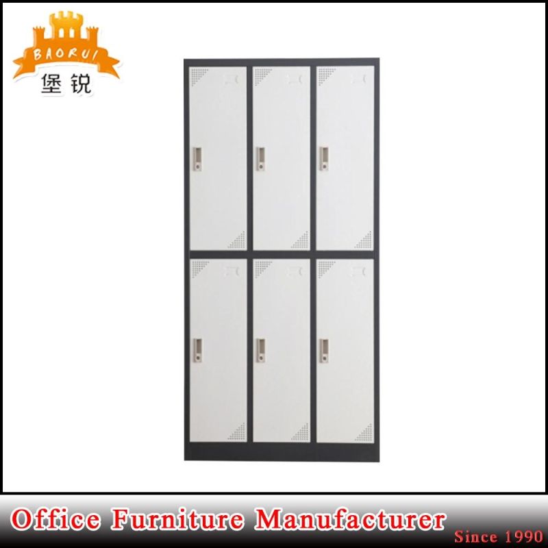 Steel 6 Door Gym Locker with Shelves for Sale