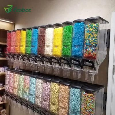 Ecobox Wall Mount Gravity Bulk Food Dispenser for Shop