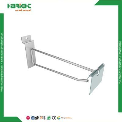 Wire Chrome Retail Slatwall Display Hooks for Shop