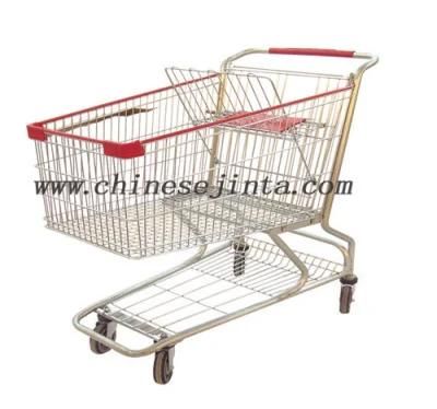 Metal Supermarket Shopping Cart with Ce Certification (JT-E07)