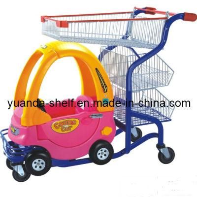 Children Supermarket Plastic Toy Seat Shopping Trolley