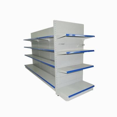 Customized Shelves Supermarket Display Grocery Racks Perforated Back Panel Shelf