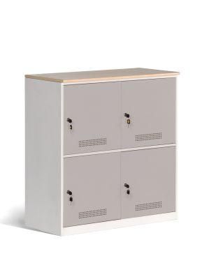 Metal 4 Door Home Office Storage Cabinet Small Filing Cabinet