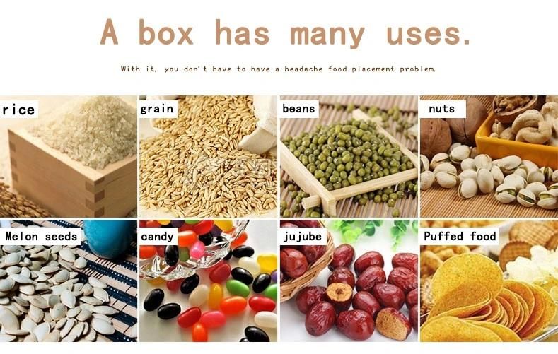 Supermarket Plastic Box Bulk Grain Nut Snack Candy Food Bin