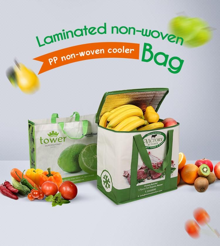 Supermarket Shopping Bags Non Woven Bag for Sale