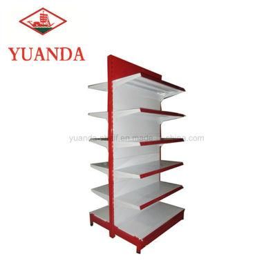 Double Side Supermarket Island Display Shelf