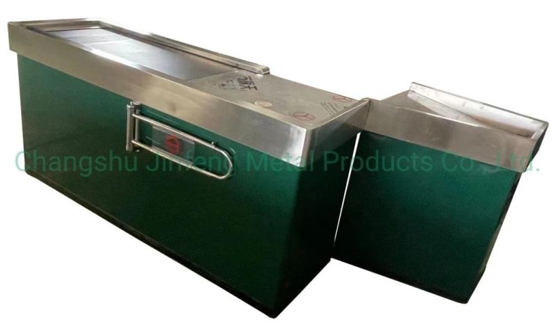 Supermarket Checkout Counter Cashier Table with Conveyor Belt Jf-Cc-092