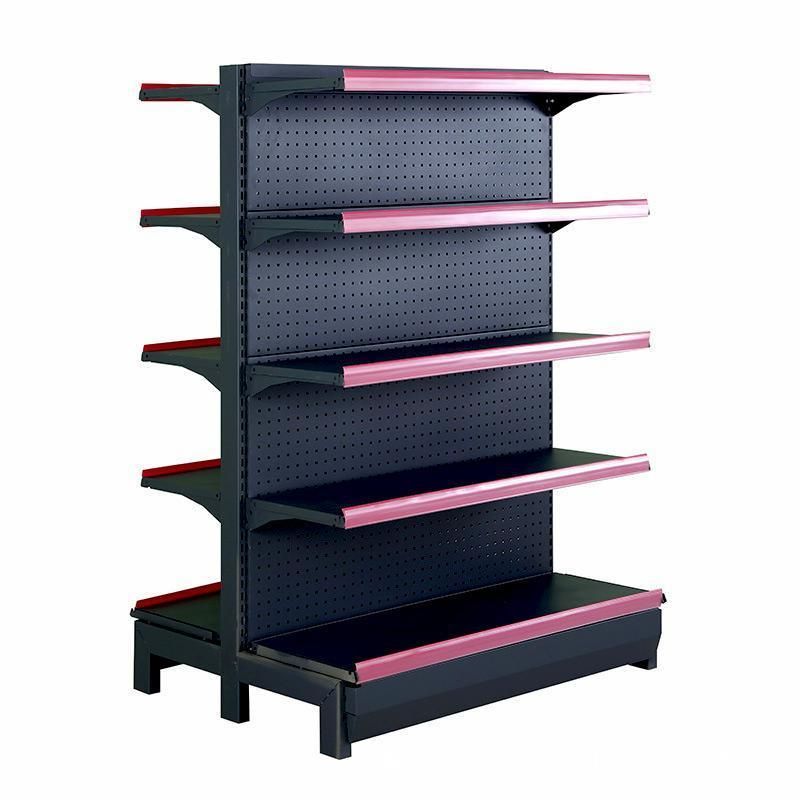 Grocery Snack Shelving Metal Display Rack Supermarket Shelving