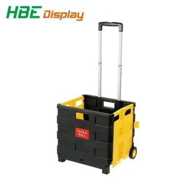 Plastic Folding Box Boot Cart Pack and Roll Trolley