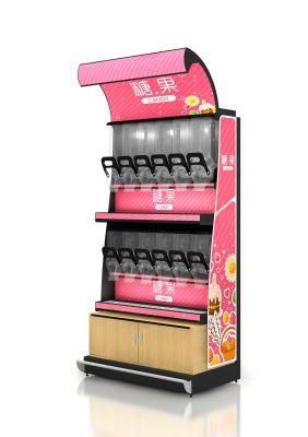 Adjustable Layer Shelf Candy Display Shelf for Supermarket