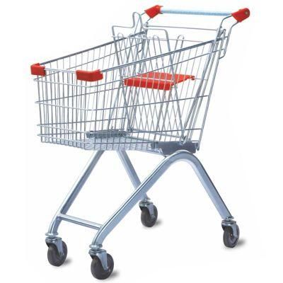 Hot Sale Supermarket Storage Steel Metal Mesh Trolley Galvanized