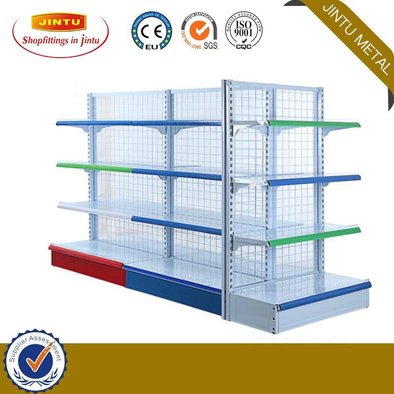 Wire Mesh Supermarkt Shelving