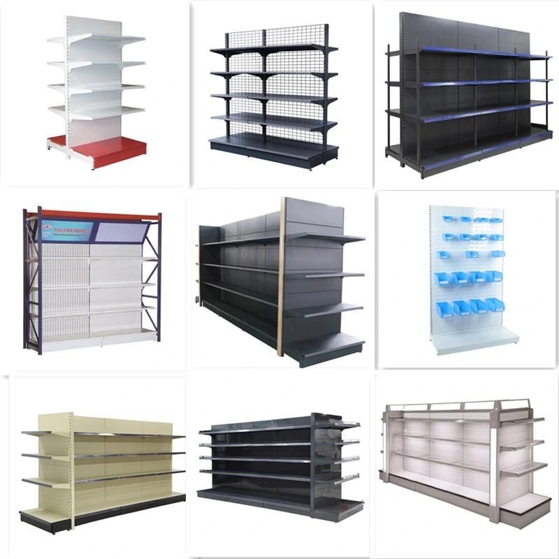 High Quality Supermarket Metal Display Shelves Customized Racks