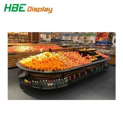 Stainless Steel Vegetable and Fruit Display Rack for Sale