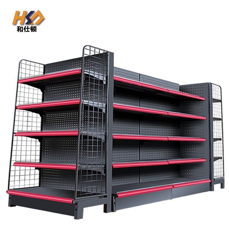 Metal Nail Board Gondola Advertising Display Rack Shelf Rack Cable Car Supermarket Shelf