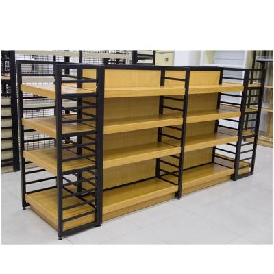 Supermarket Wooden Display Shelves for Grocery Store