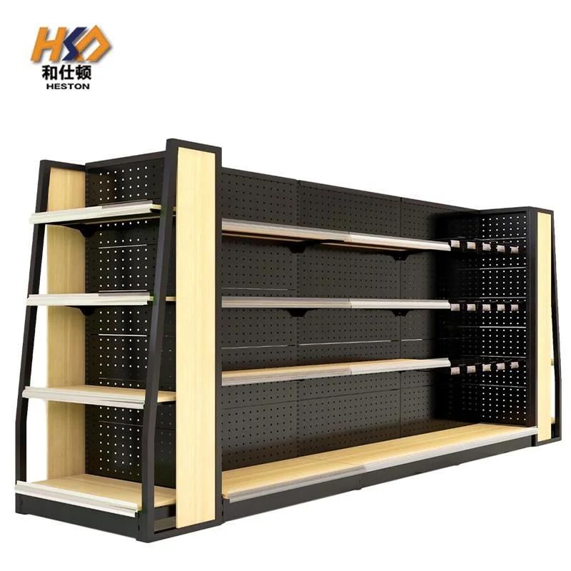 Professional Wooden Shelf Supermarket Shelving for Wholesales