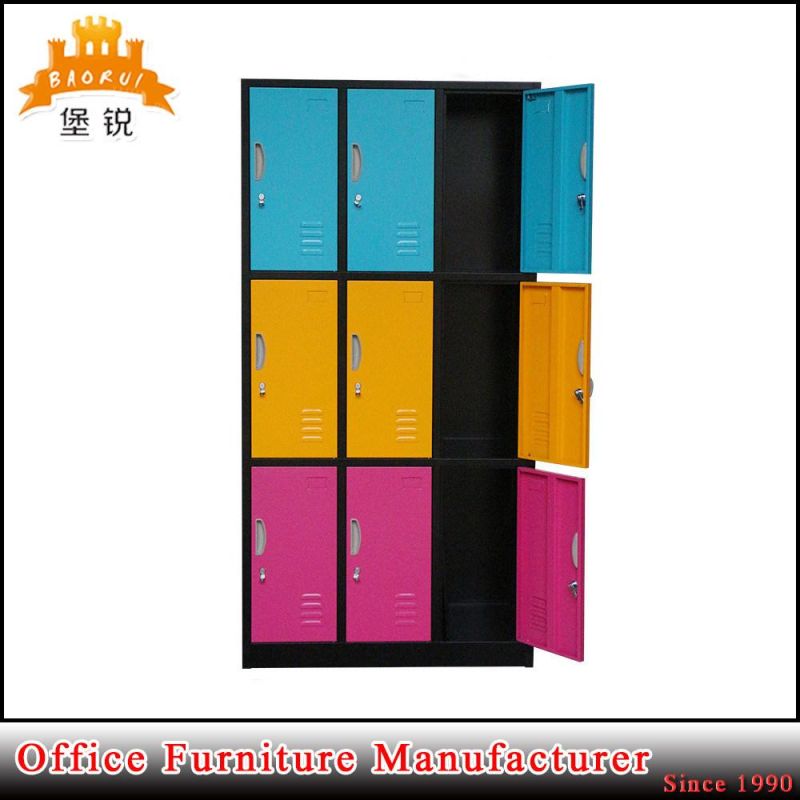 9 Door Gym Sports Locker Cabinet with Shelf