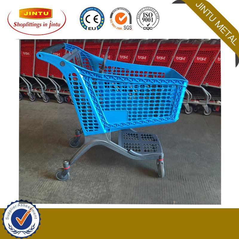 Supermarket Equipment Supplier Shopping Carts Plastic Shopping Trolley