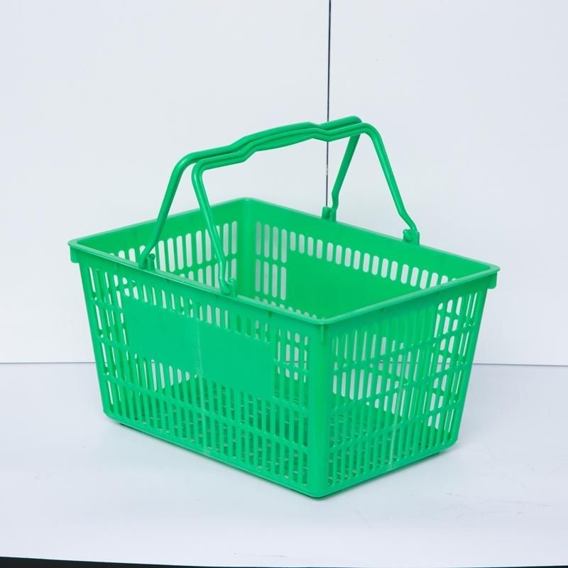 Plastic Supermarket Shopping Basket Retail Handle Shopping Basket for Sale