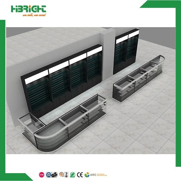 OEM Supermarekt Retail Shop Glass Display Counter