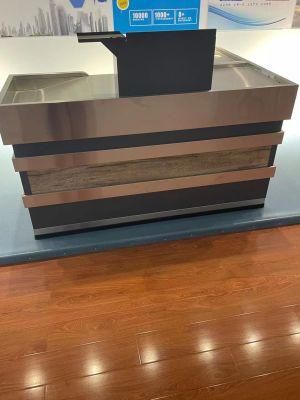 Shop Cash Counter Table, Design for Supermarket Checkout Counter