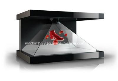 270 Degree Hologram Pyramid Display Showcase Holographic Box