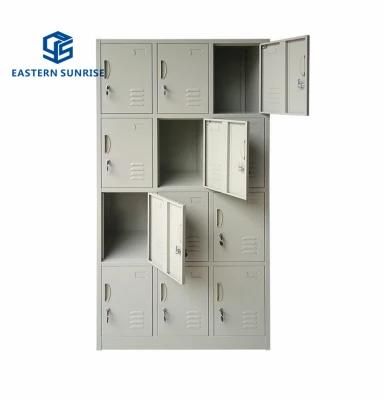 Factory Wholesale Steel Locker with 9 Doors for Staff/School