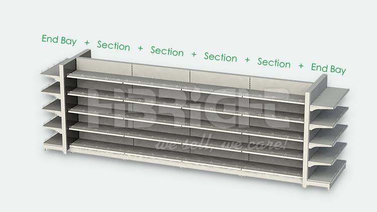 Convenient Store Display Shelf Supermarket Rack Shelves