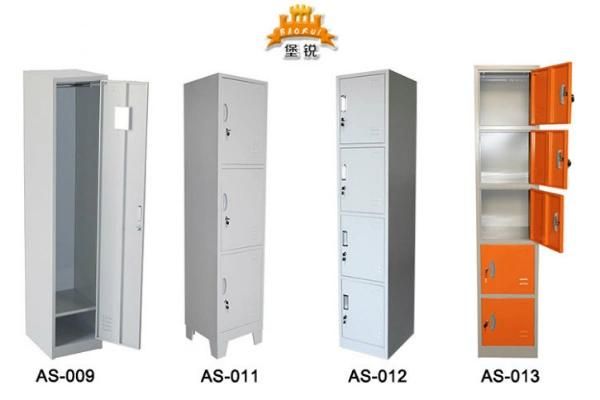 2 Door Tier Cabinet Steel Locker Cabinet Metal Clothes Storage Locker