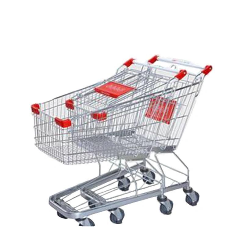 Supermarket Shopping Trolley, Convenience Store Shopping Cart, Hand Push Cart for Shopping