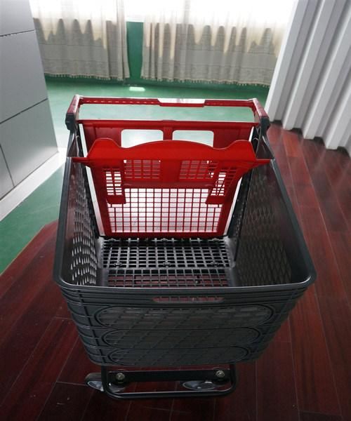 High Quality and Safe Shopping Cart with Zinc and Powder for Supermarket