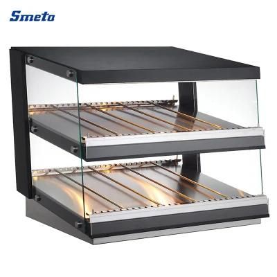 Smeta 85L Open Air Food Warming Showcase Pizza Display Warmer