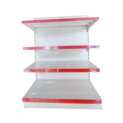 Good-Designed Double Side Flat Upermarket Gondola Shelves Display Rack