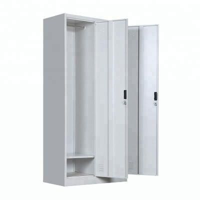 Metal Locker Designs 2 Door Storage Locker Cabinet for Bedroom