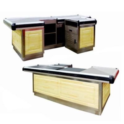 Electric Supermarket Checkout Counter with Password Box Storage Slot