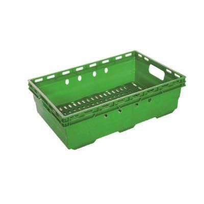 Factory Sale Plastic Supermarket Fruit Storage Vegetable Basket with Gripper