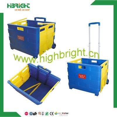 Plastic Foldable Trolley Folding Trolley Collapsible Carts Box