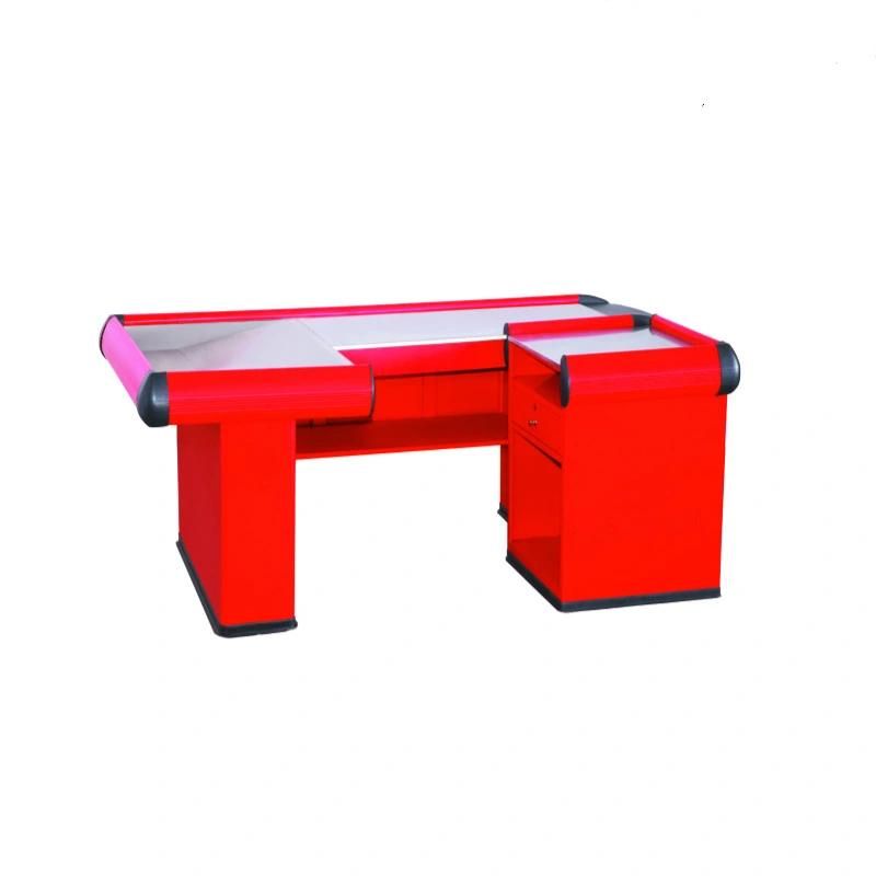 Design Supermarket Convenience Store Cash Counter Desk Checkout Counter for Sale