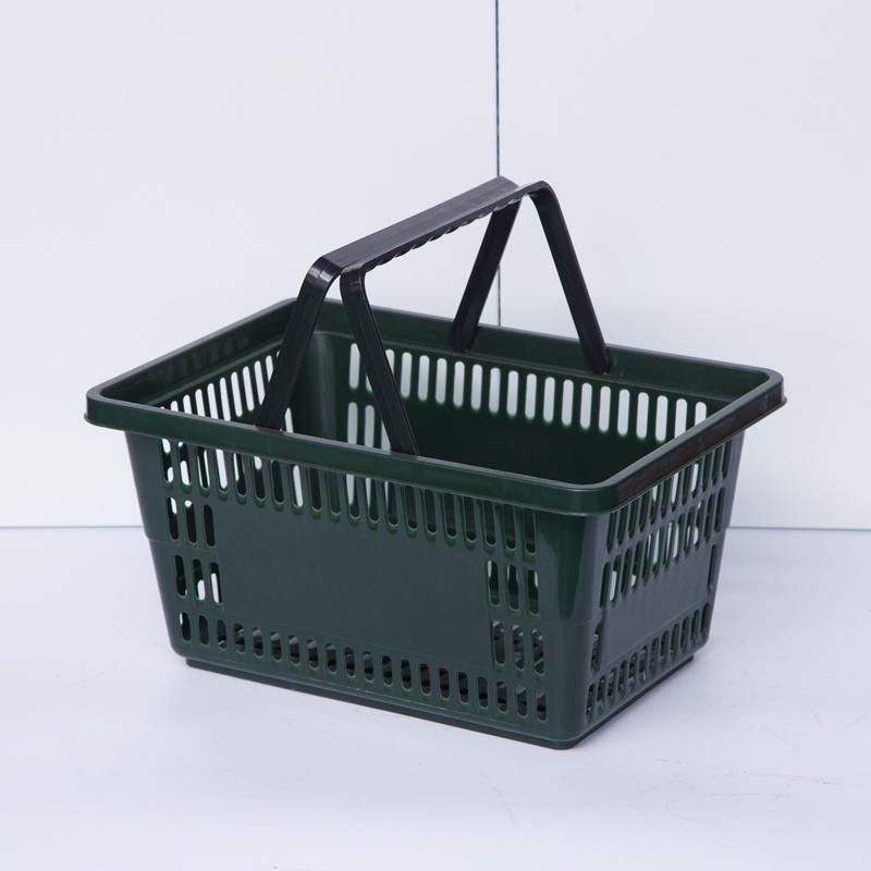 Supermarket Goods Plastic Shopping Basket